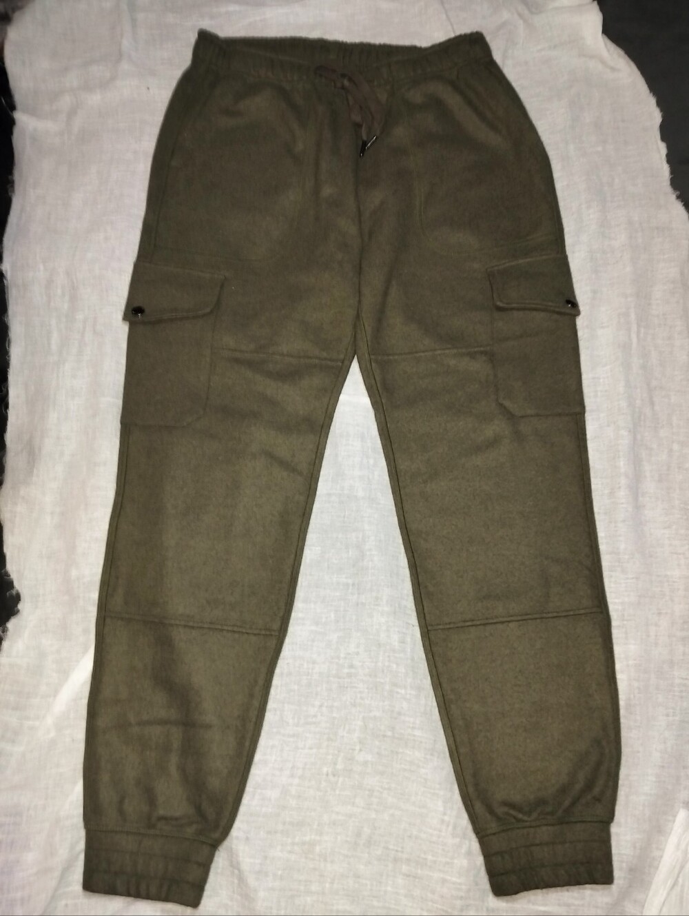 Todd Snyder Premium Portugal Made Wool Cargo Jogger Pants Men's Medium - Olive